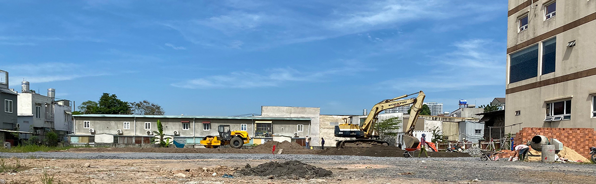 Tiến độ xây dựng nhà mẫu & Gallery Symlife tháng 11